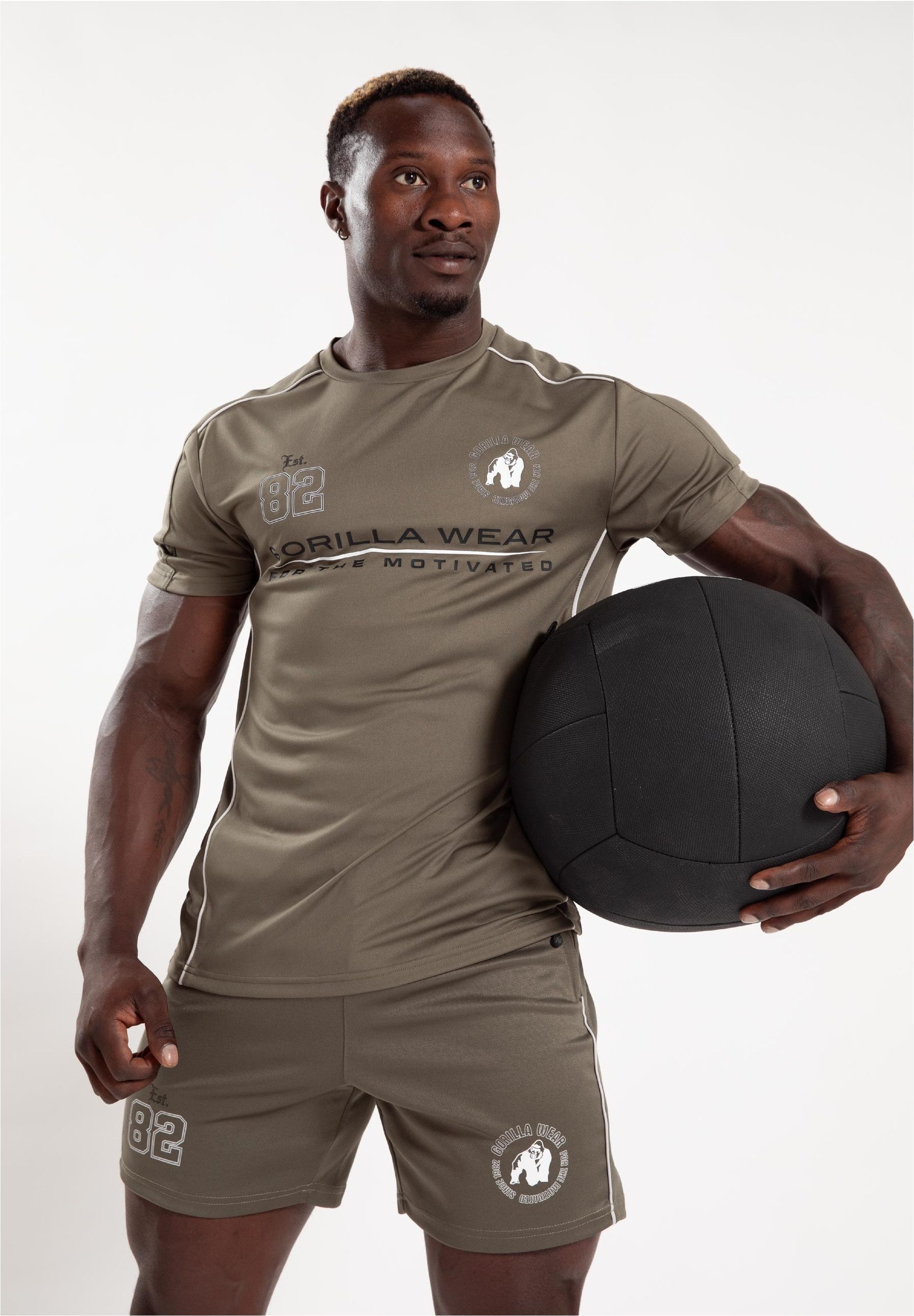 Gorilla Wear Funktionsshirt mit atmungsaktiven Mesh-Details günstig online kaufen