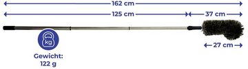 Maximex Staubbesen (1-St), aus Ziegenhaar, für empfindliche Oberflächen, ideal für Fensterrahmen