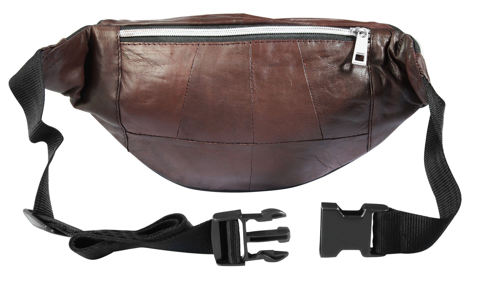 STEINMEISTER Bauchtasche Modir Unisex Hüfttasche Gürteltasche aus Echtleder