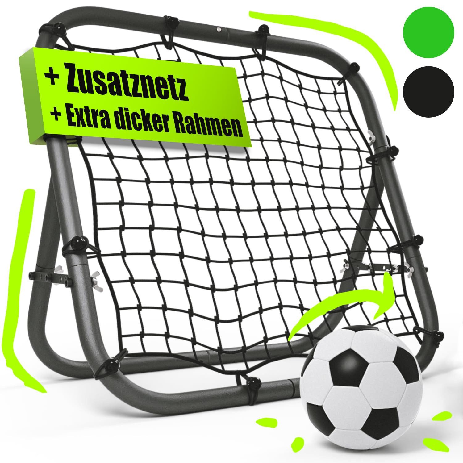Rebounder Fußball Rebounder Kinder Und Profis mit Ersatznetz
