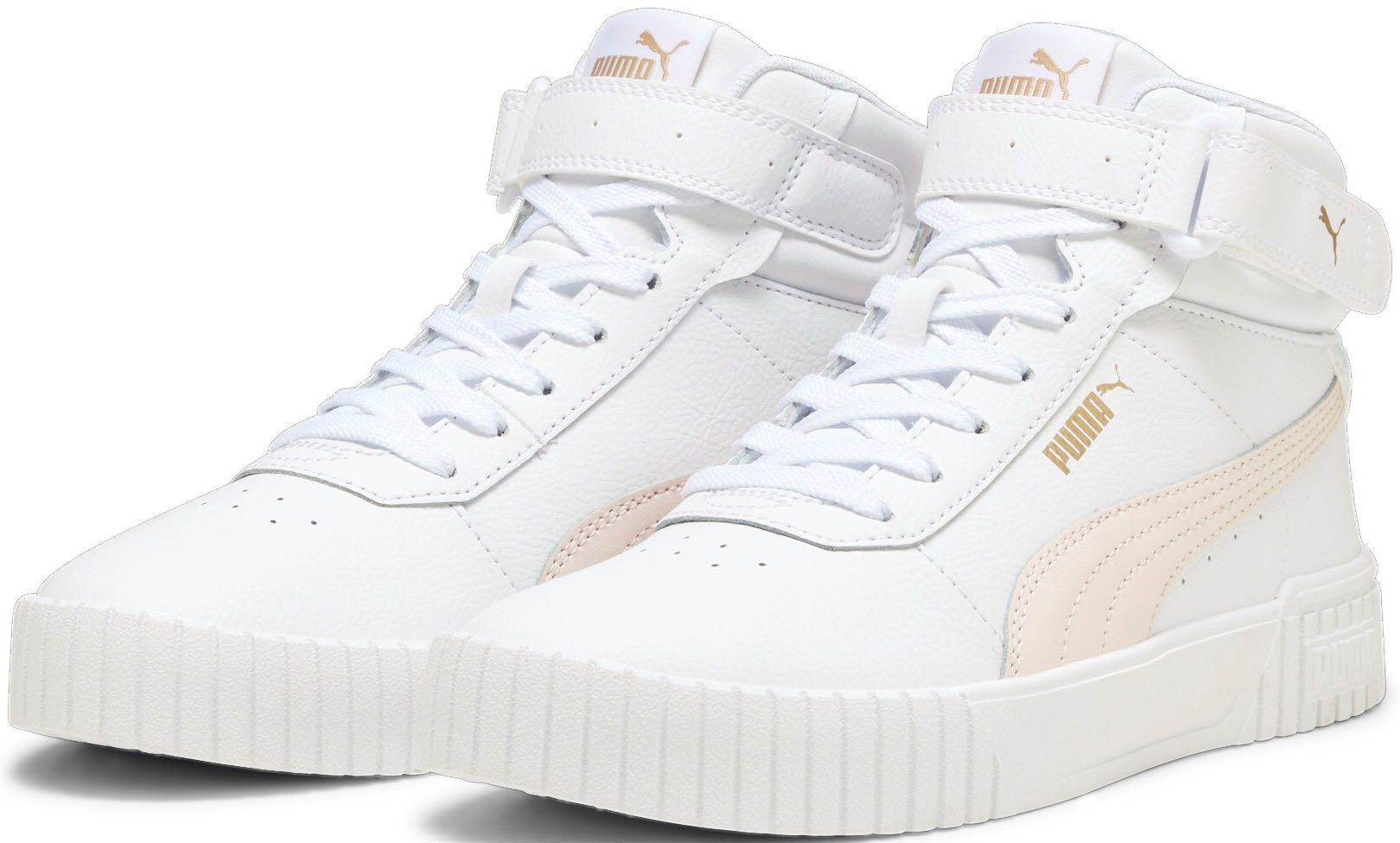 CARINA Pink-PUMA Sneaker 2.0 MID Gold PUMA White-Frosty PUMA