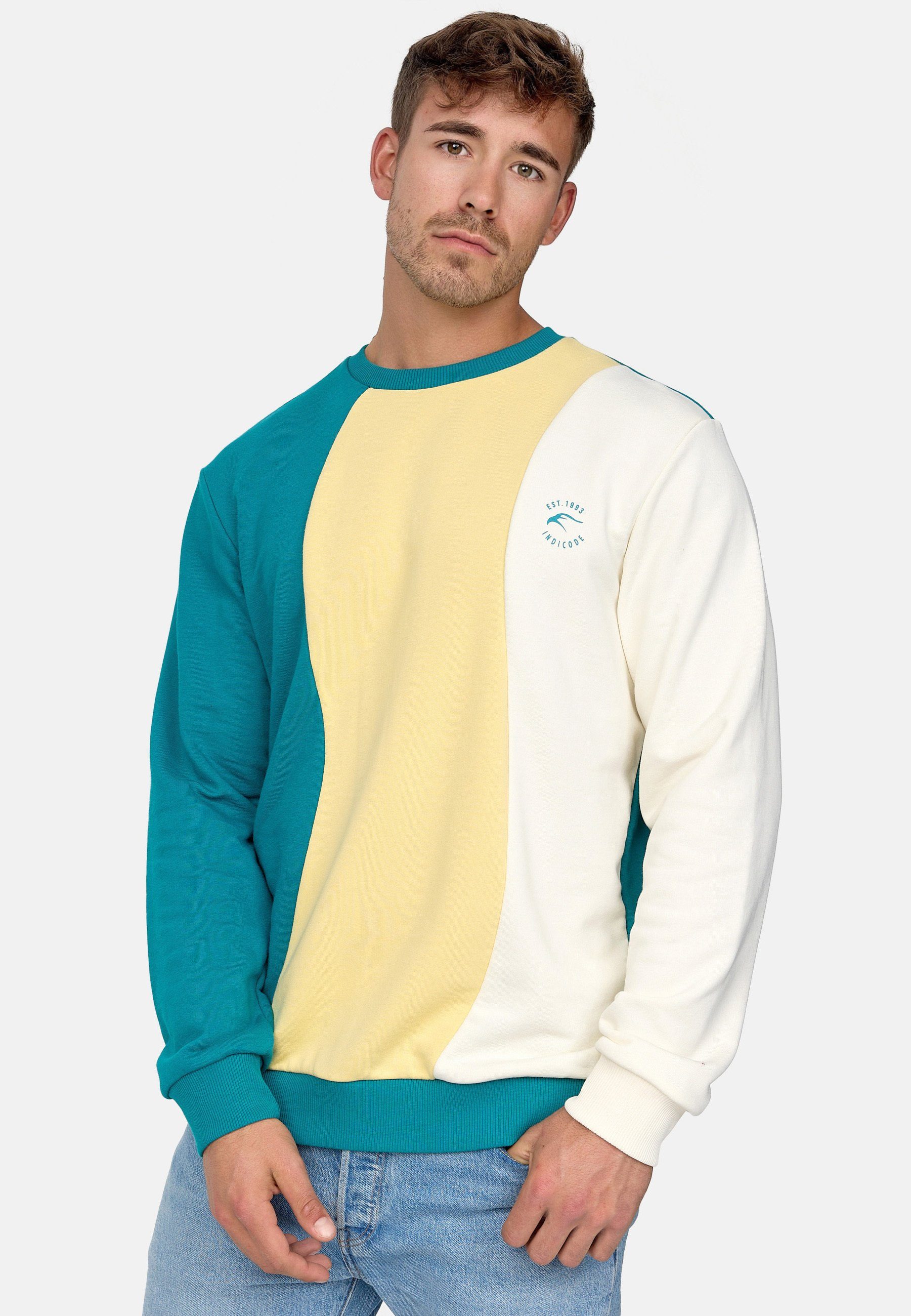 Indicode Sweater Herren Willow Sweatshirt Herrenpulli