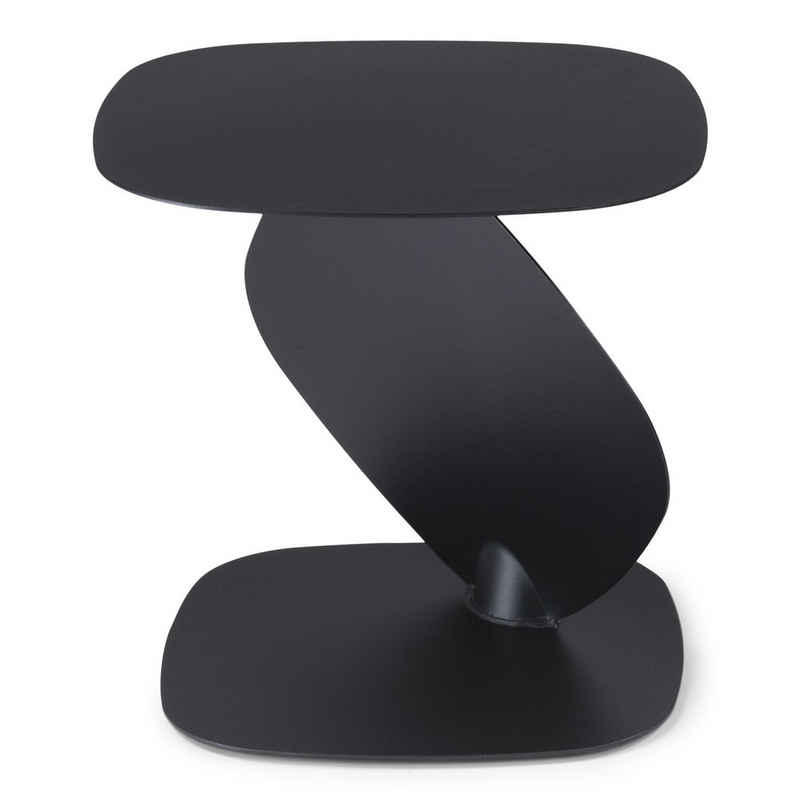 Spinder Design Couchtisch Spinder Design Couchtisch Ziggy 44x44 cm, Schwarz