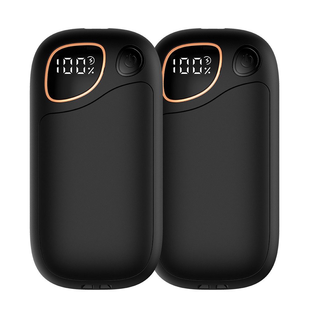 Flashfish Handwärmer × 2, ST01 2-in-1 Magnet-Handwärmer, 3500 mAh × 2, taschengröße, Schnellladung in 3,5 Stunden, 4 Heizstufen