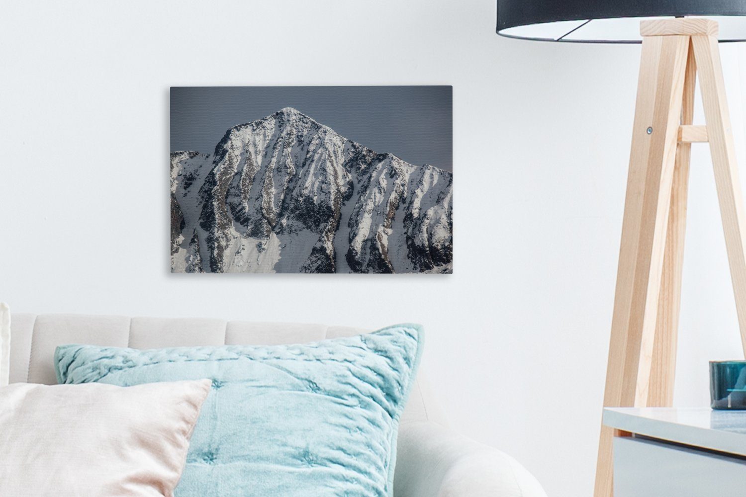 Wandbild Himalaya-Gebirge Leinwandbild (1 St), Leinwandbilder, 30x20 Aufhängefertig, cm Wanddeko, OneMillionCanvasses® Indien,