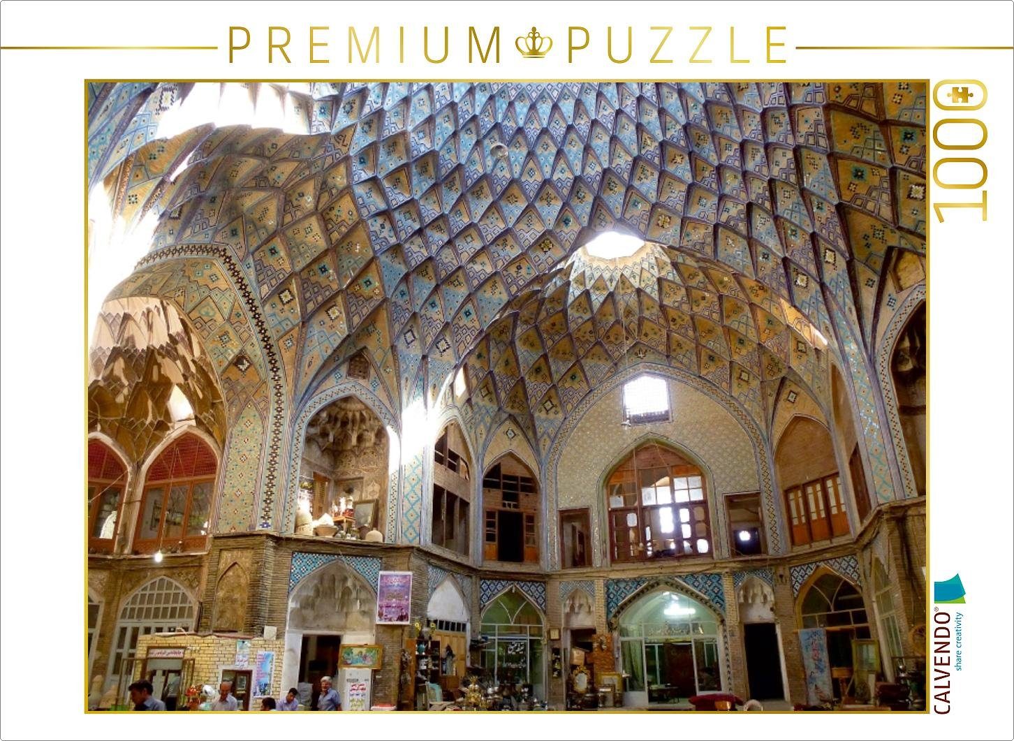 CALVENDO Puzzle CALVENDO Puzzle Basar von Kashan, Iran 1000 Teile Lege-Größe 64 x 48 cm Foto-Puzzle Bild von Sebastian Heinrich, 1000 Puzzleteile