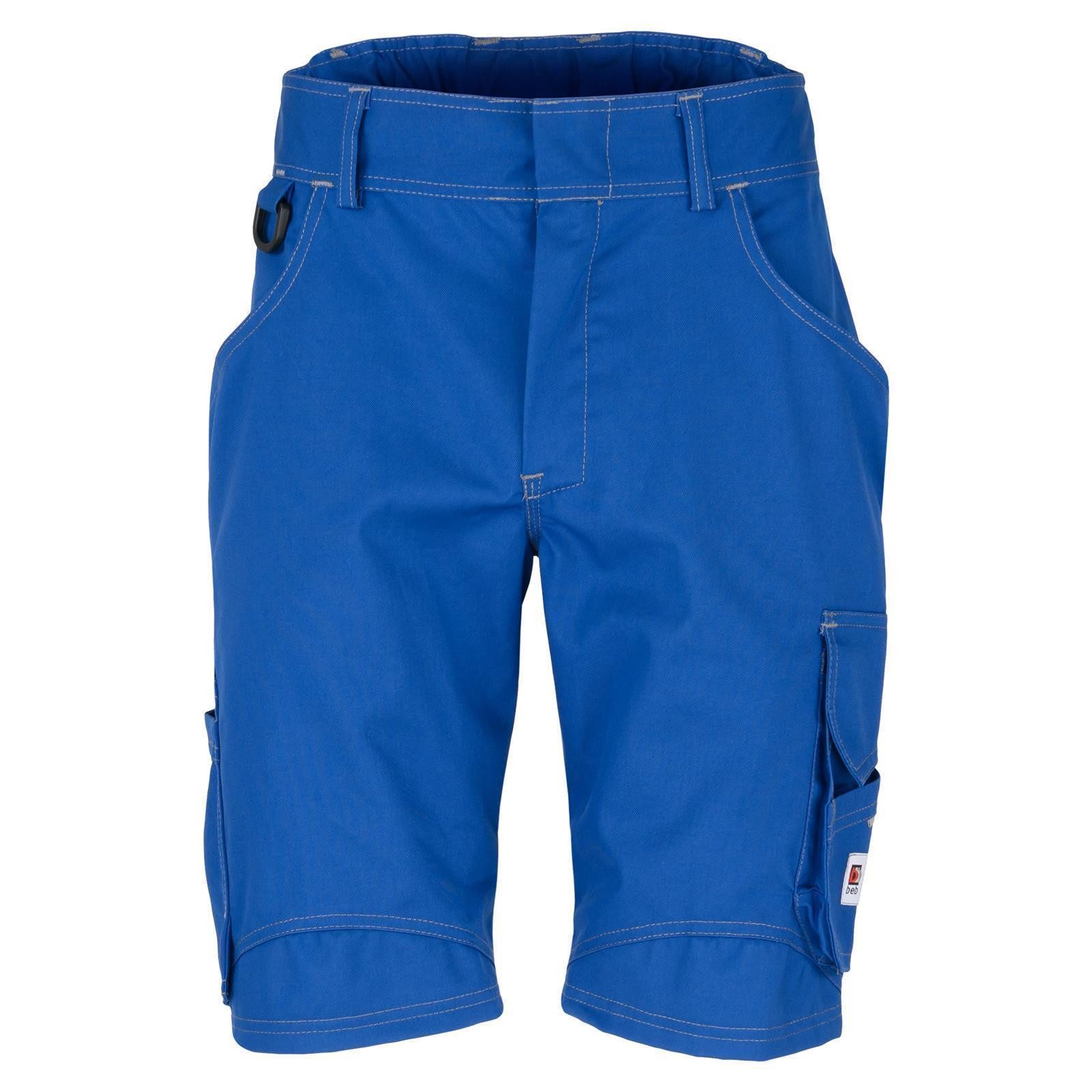Arbeitsshorts beb HANDWERK Herren Shorts FLEX Polyestermix Kornblau/Schwarz
