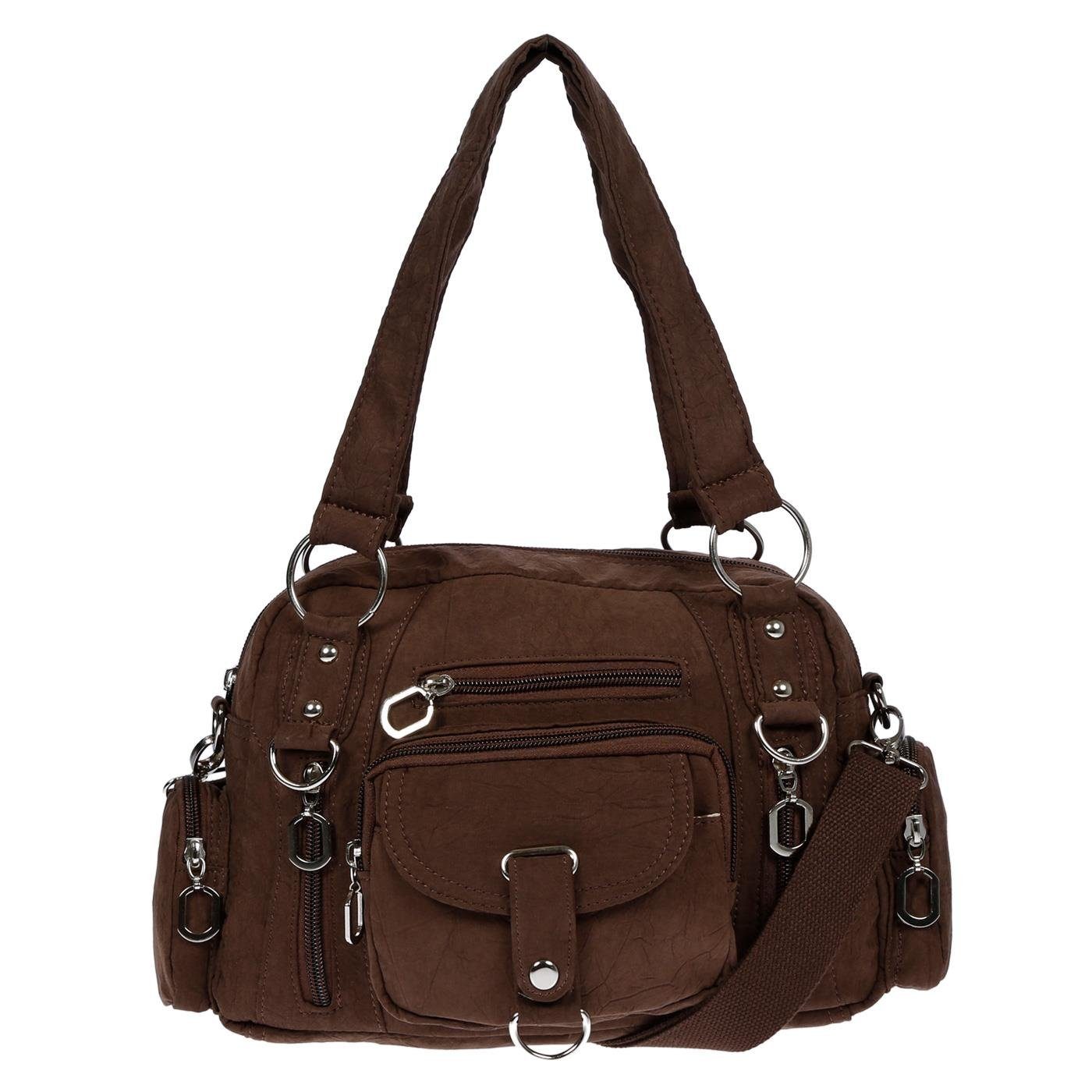 Henkeltasche Damenhandtasche Schultertasche Tasche Umhängetasche