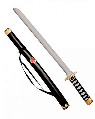 Horror-Shop Blaster Ninja Samurai Schwert mit Scheide 60 cm für Karnev