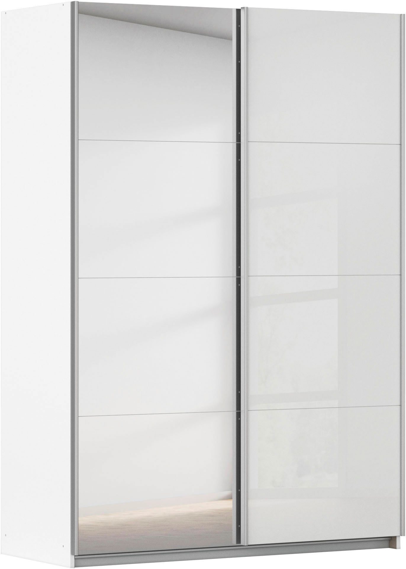 rauch Schwebetürenschrank Kleiderschrank Schrank KinderzimmerSUBITO Schlafzimmerschrank Glas- und Spiegel Breiten 136 & 181 - Höhe 197 cm