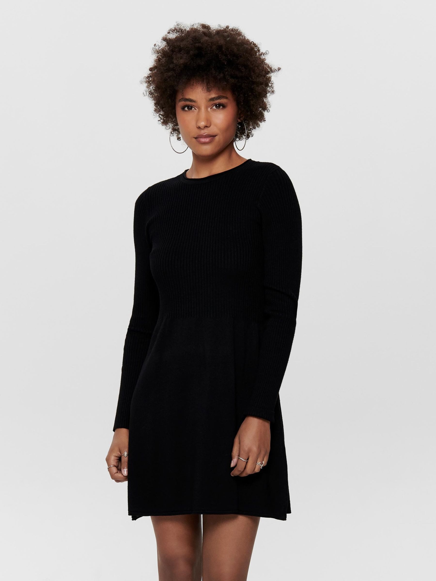ONLY Strickkleid (lang) ONLALMA L/S O-NECK günstig online kaufen