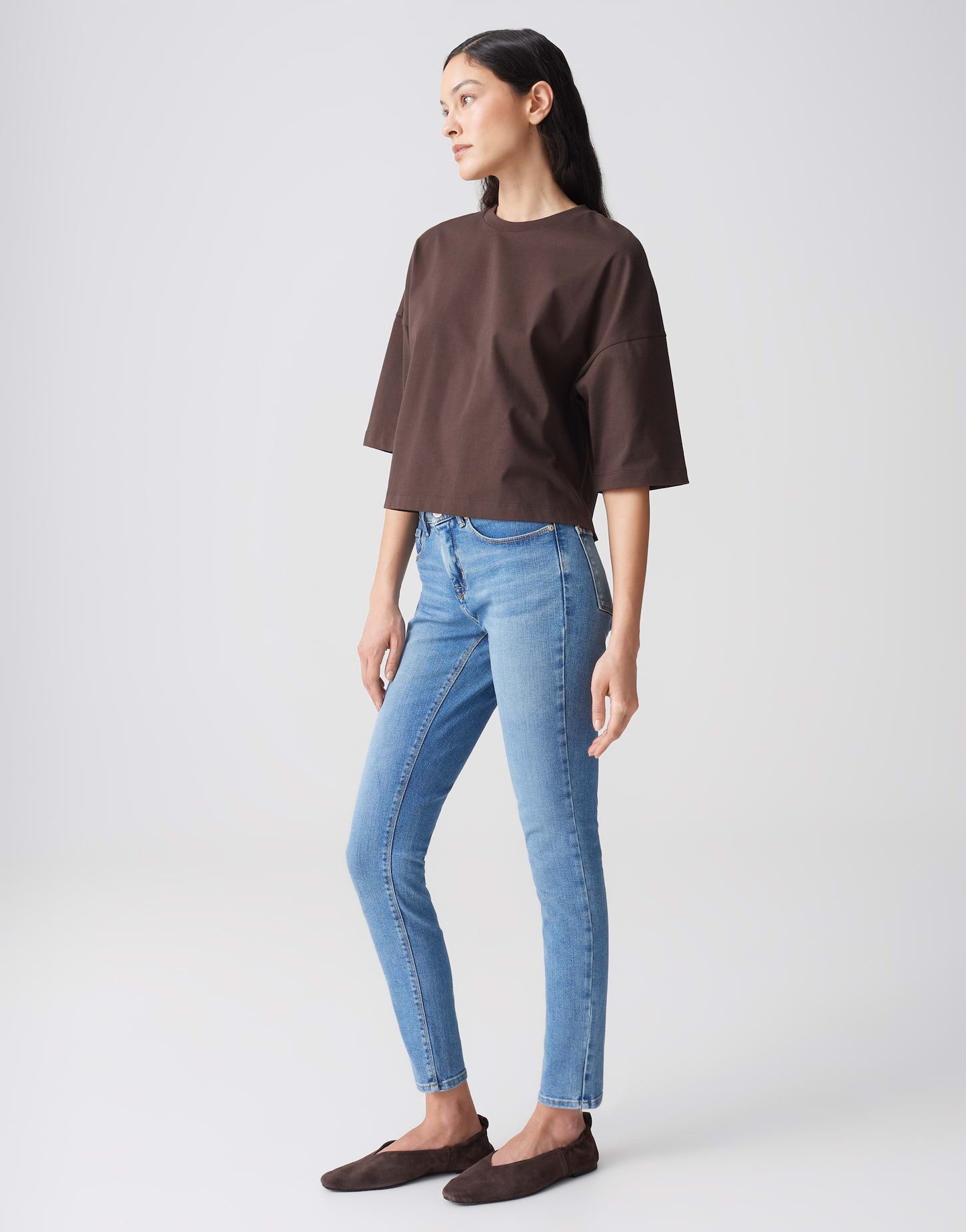OPUS Skinny-fit-Jeans Elma ocean blue – Bild 5 von 5