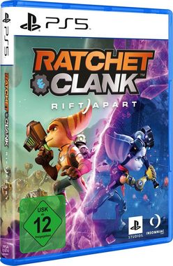 Playstation Sony PS5 Konsole Disk Laufwerk + Ratchet & Clank: Rift Apart, Blu-ray Disc Version - Playstation Bundle Set