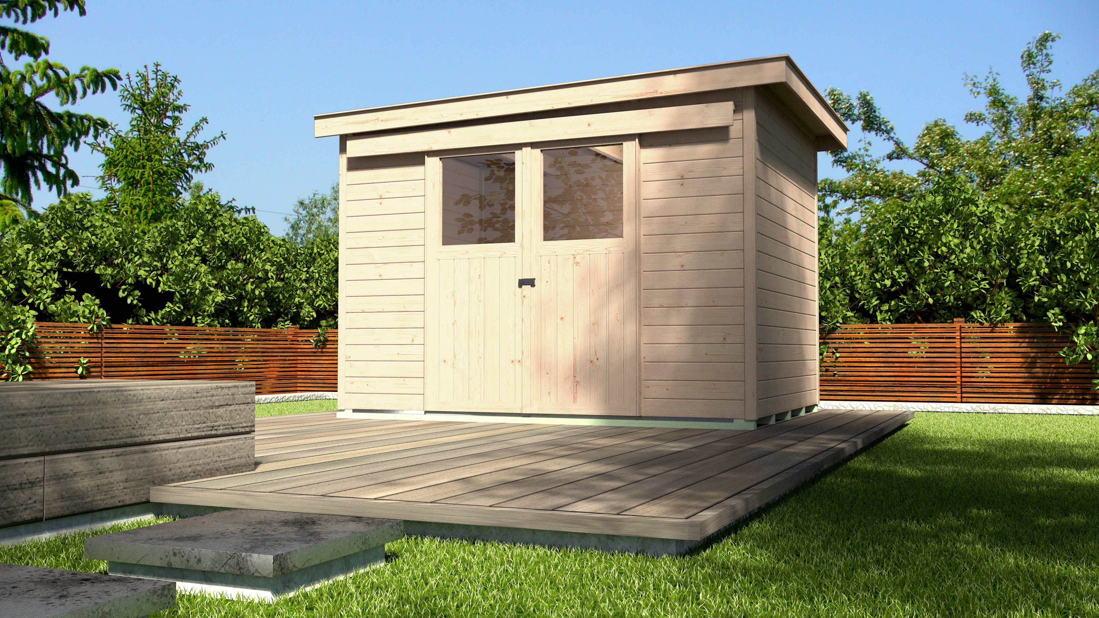 weka Gartenhaus Gr. 1, BxT: 229x336 cm