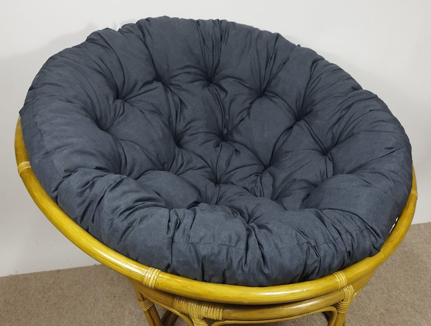 Rattani Sitzkissen Polster Kissen Auflage für Rattan Papasansessel Fb anthr günstig online kaufen