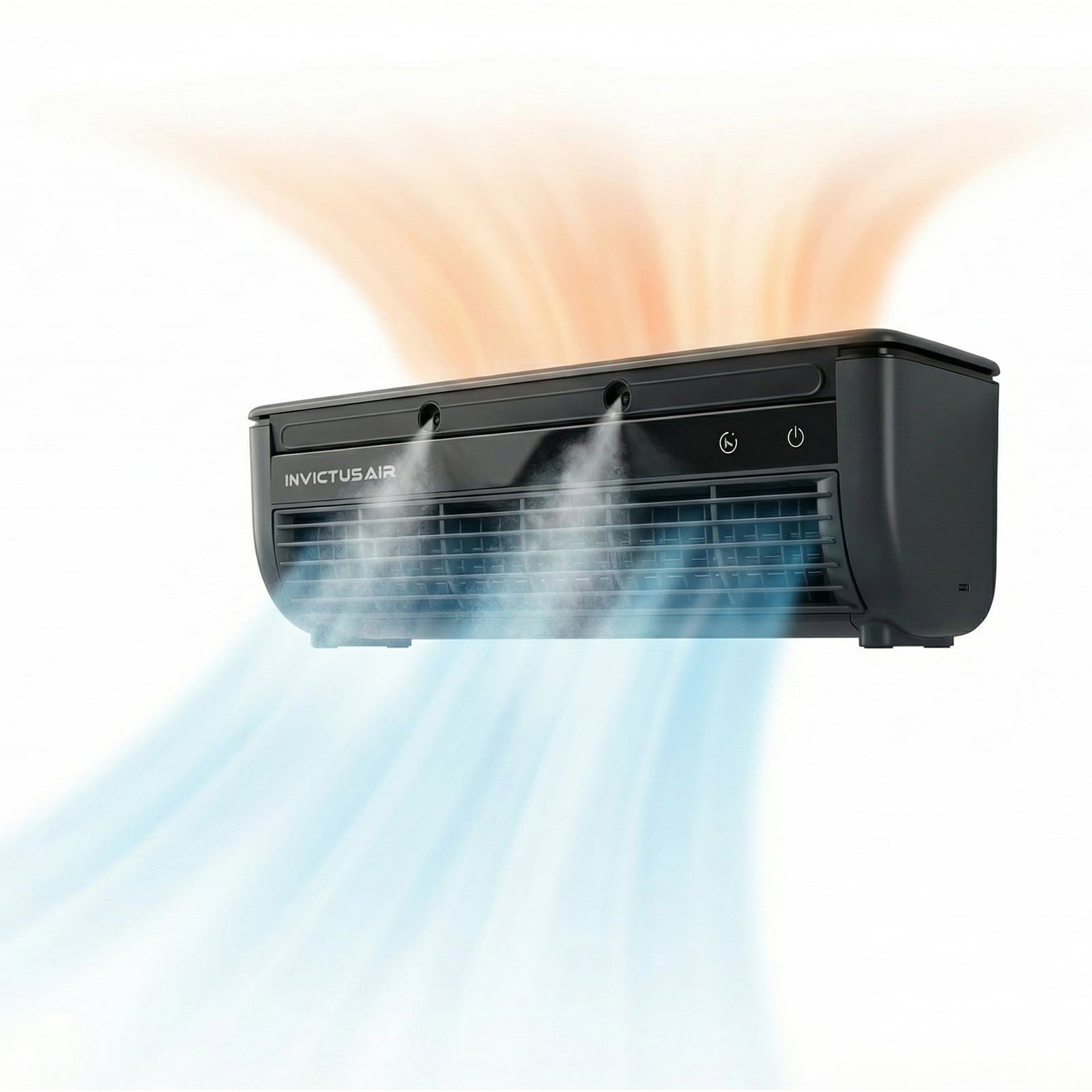 Genius Turmventilator INVICTUS AIR AC5 Luftkühler kabellos, mit Wasserkühlung, Flexibel nutzbar: freistehend oder Wandmontage