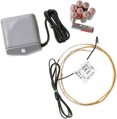 FACKELMANN Lichtleiste »Contura Light«, Bewegungsmelder inkl. Batterien, Netzteil optional möglich (nicht im Lieferumfang)