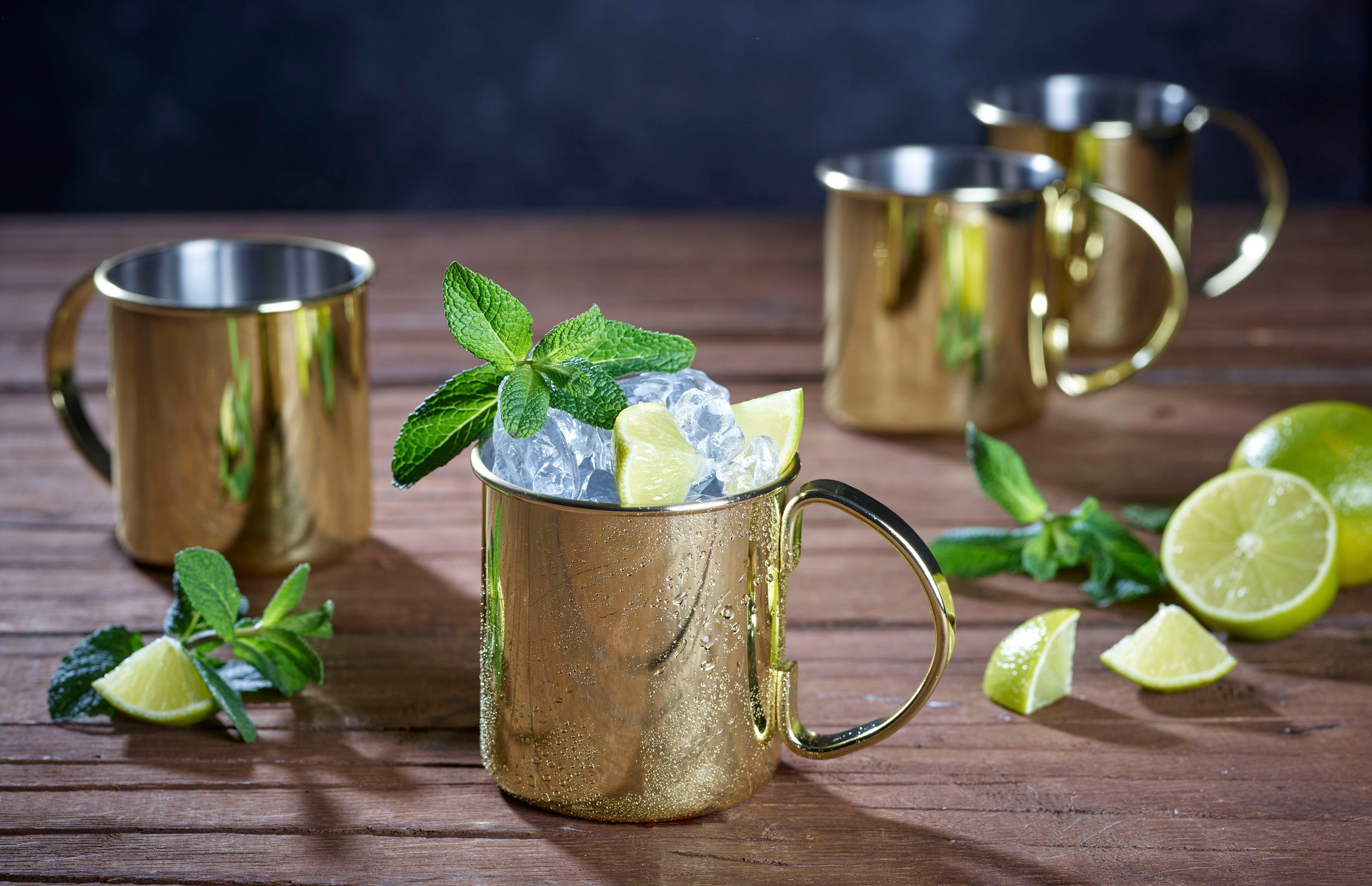 ECHTWERK Gläser-Set, 2-tlg., Edelstahl, Outdoor Becher, Camping Tassen, Geschenkset, bruchsicher, 480 ml