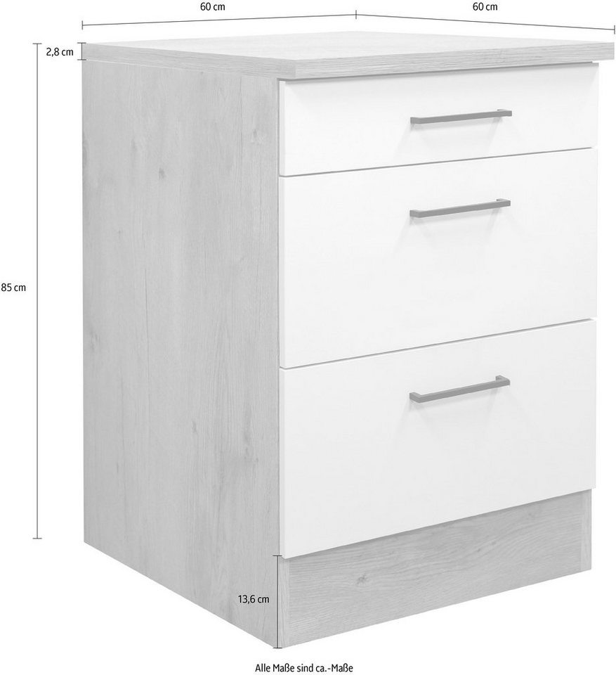 Flex-Well Auszugsunterschrank »Morena« 60 cm breit-HomeTrends