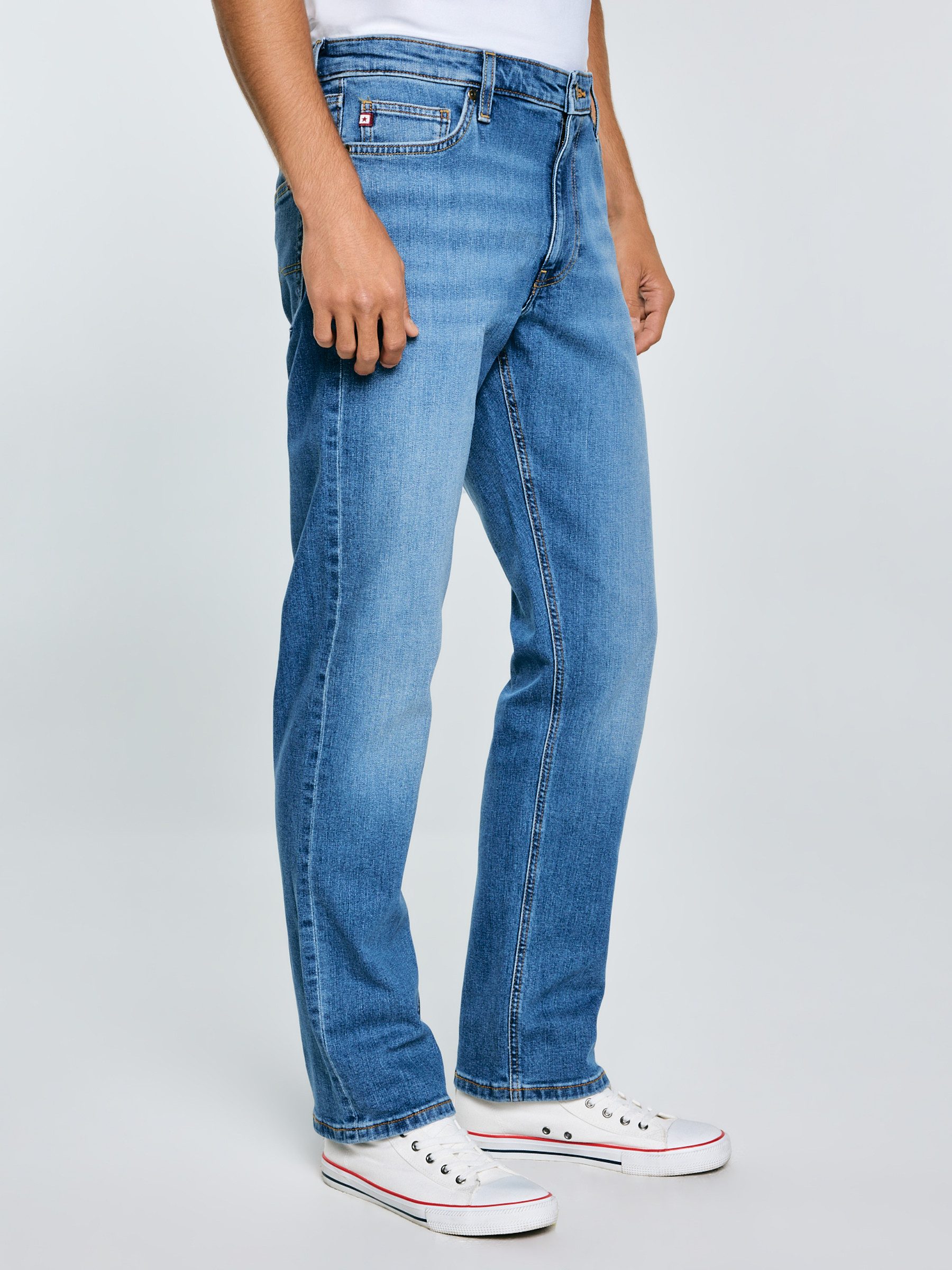BIG STAR Straight-Jeans COLT hohe Leibhöhe