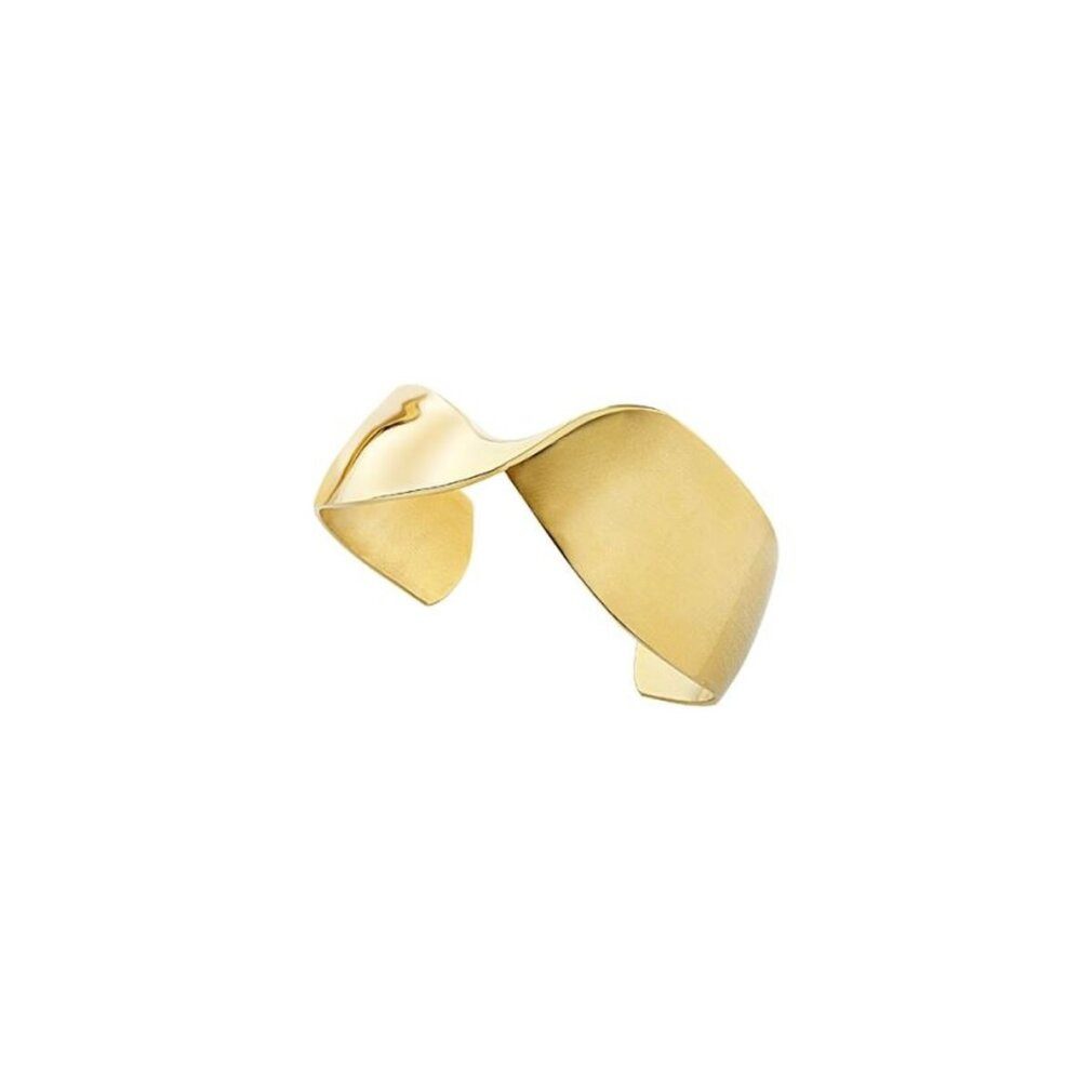 Breil Armband Retwist Damen Armreif vergoldet starr 5,7 x 4,8 cm TJ3463