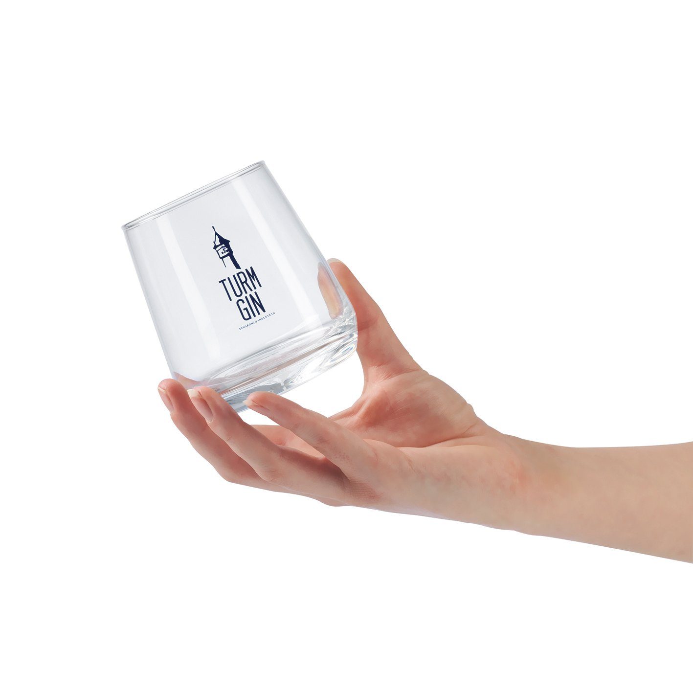 - GIN - Logo Tumbler-Glas und mit 370 Siegel TURM 2er-Set Glas ml je