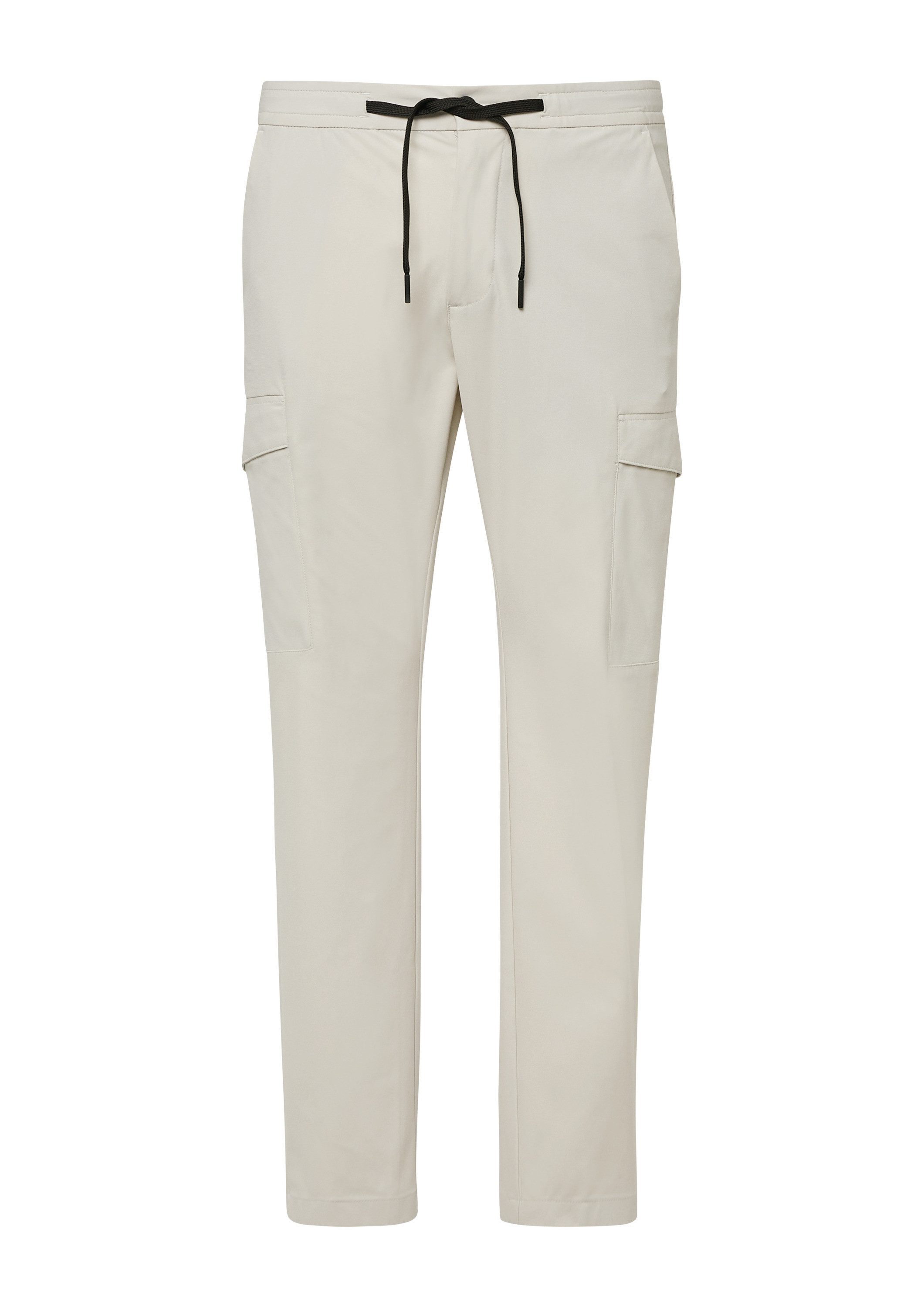 s.Oliver Chinos Hose Sportive Jogpants mit Cargo-Taschen aus elastischem Jersey