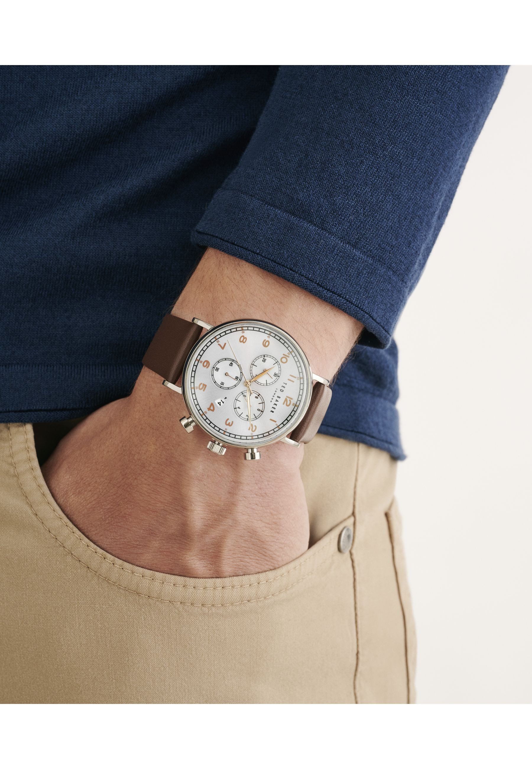 Ted Baker Quarzuhr BARNETT BACKLIGHT, (1-tlg), Quarz-Analoguhr