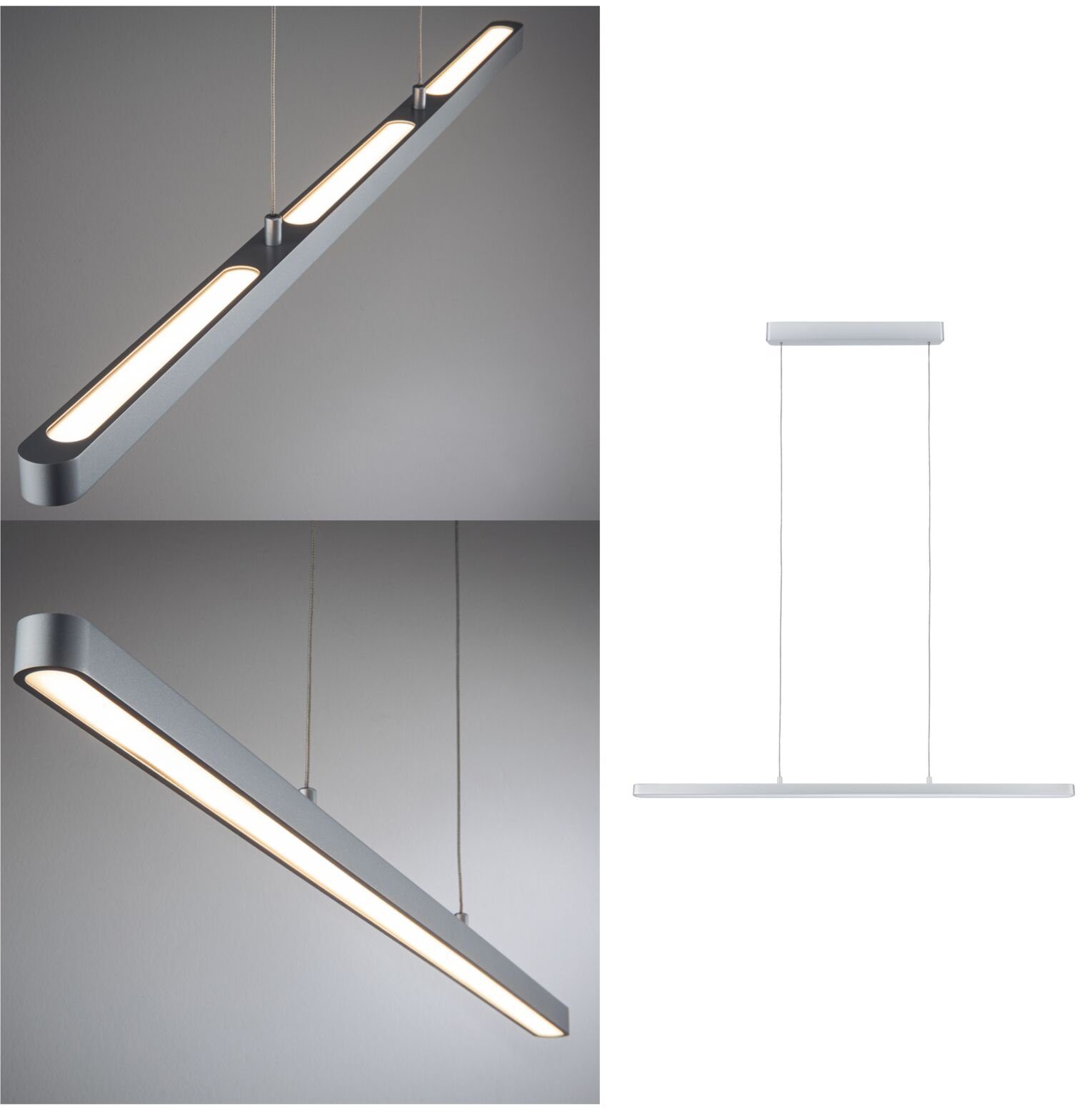 Paulmann LED Pendelleuchte Lento, LED fest günstig online kaufen