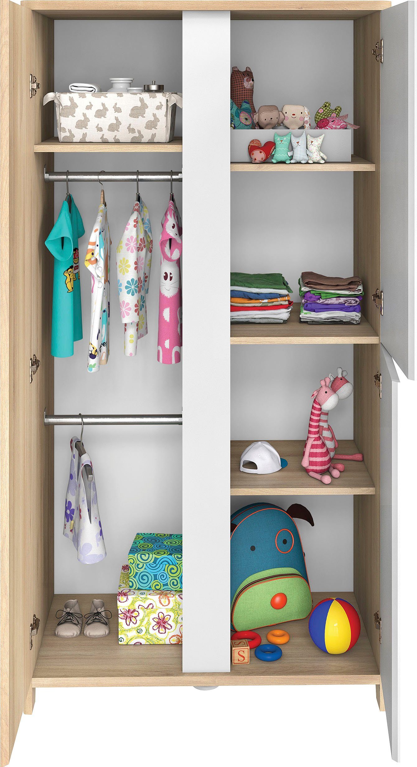 Galipette Kleiderschrank Sacha (1-St) Kollektion für Kinder von 0 bis 5 Jahre und +