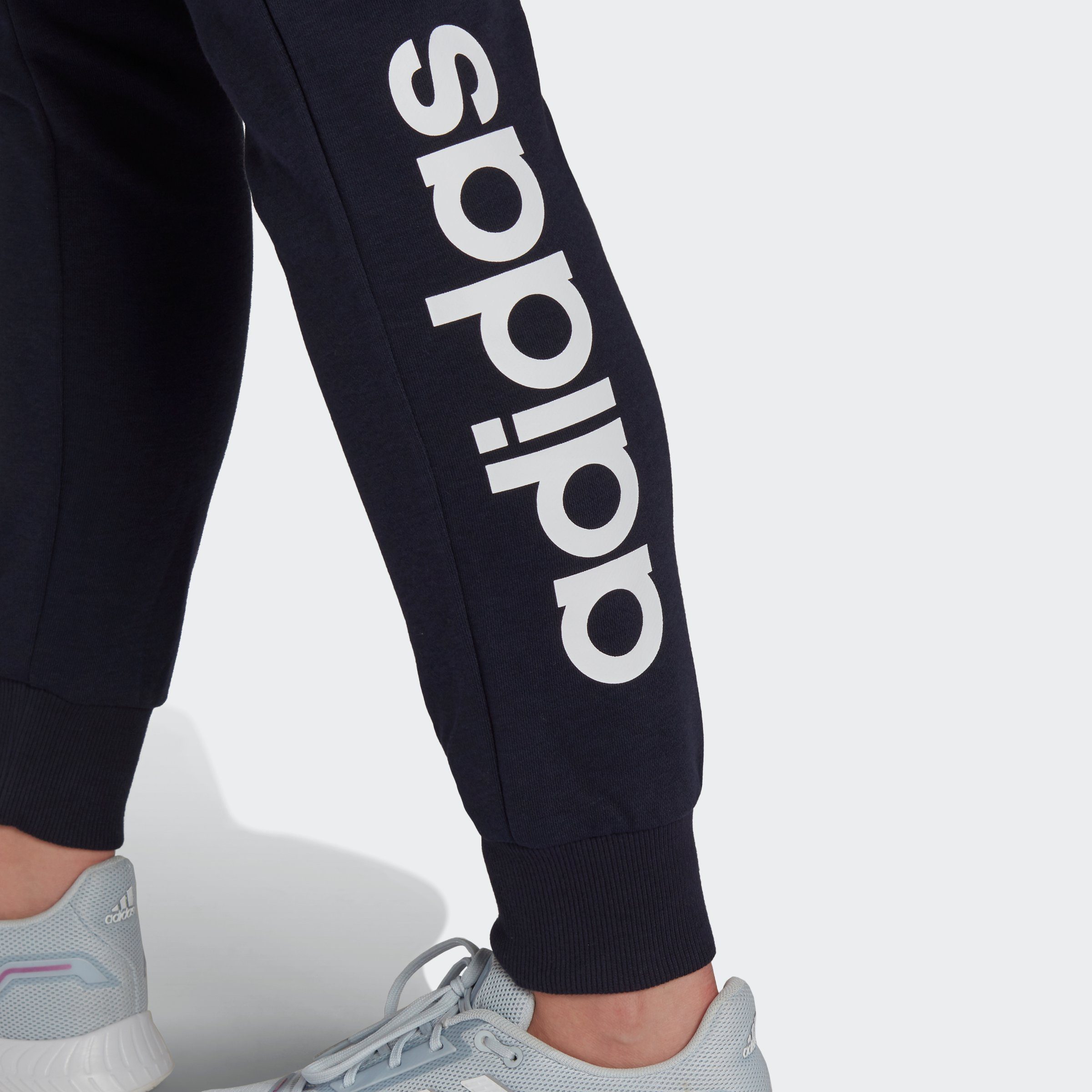 adidas Sportswear Sporthose ESSENTIALS FRENCH LEGINK/WHITE (1-tlg) LOGO TERRY HOSE