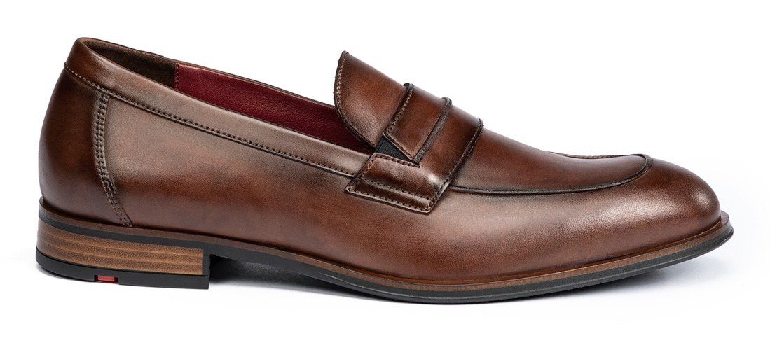 Lloyd Sagres Loafer Slipper, Pennyloafer, Business Schuh mit weicher Lederinnensohle