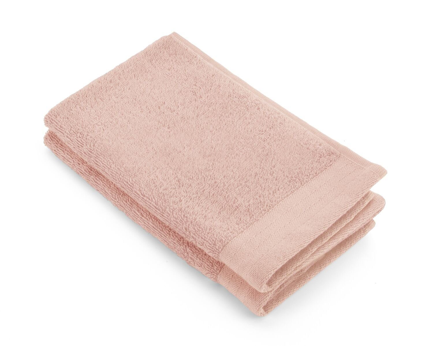 30x50 Walra Handtuch Baumwolle Gästetuch Cotton (1-St) Rosa 2x Soft - cm,