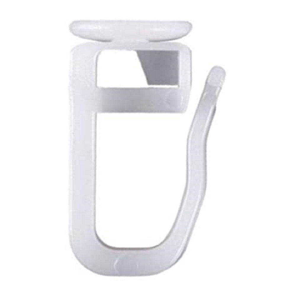 Clever-Kauf-24 Gardinengleiter 50er Flachkopfgleiter eckig weiß aus Kunstst günstig online kaufen