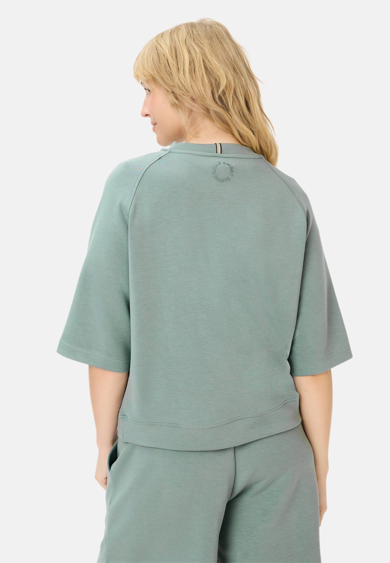 camel active Kurzarmshirt mit Rundhalsausschnitt Kurzarm