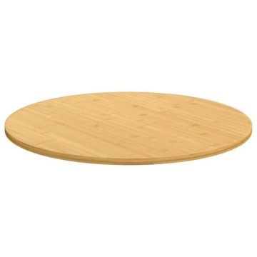 furnicato Tischplatte Ø80x1,5 cm Bambus (1 St)
