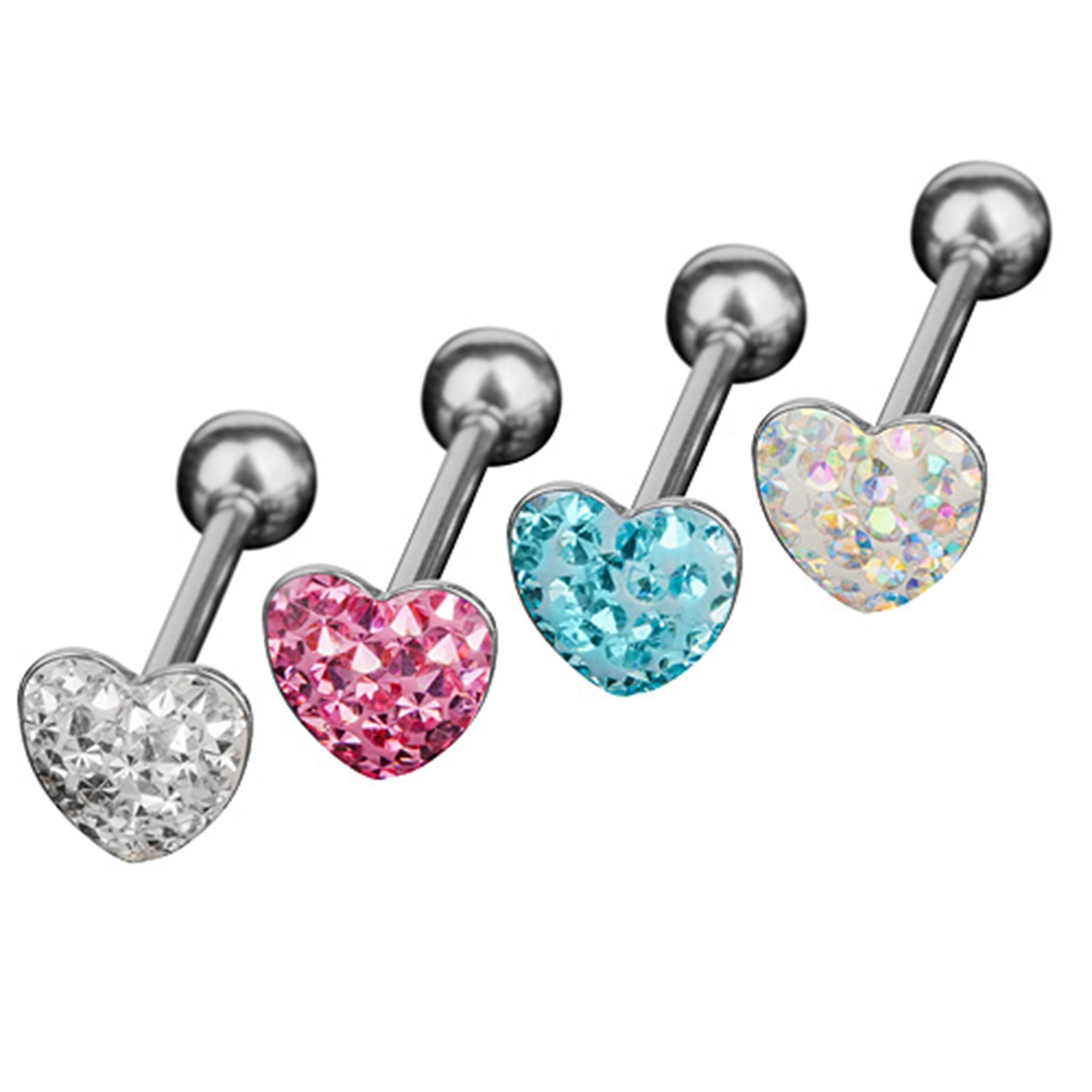 Taffstyle Piercing-Set Zungenpiercing Oral Ohr Kugel günstig online kaufen