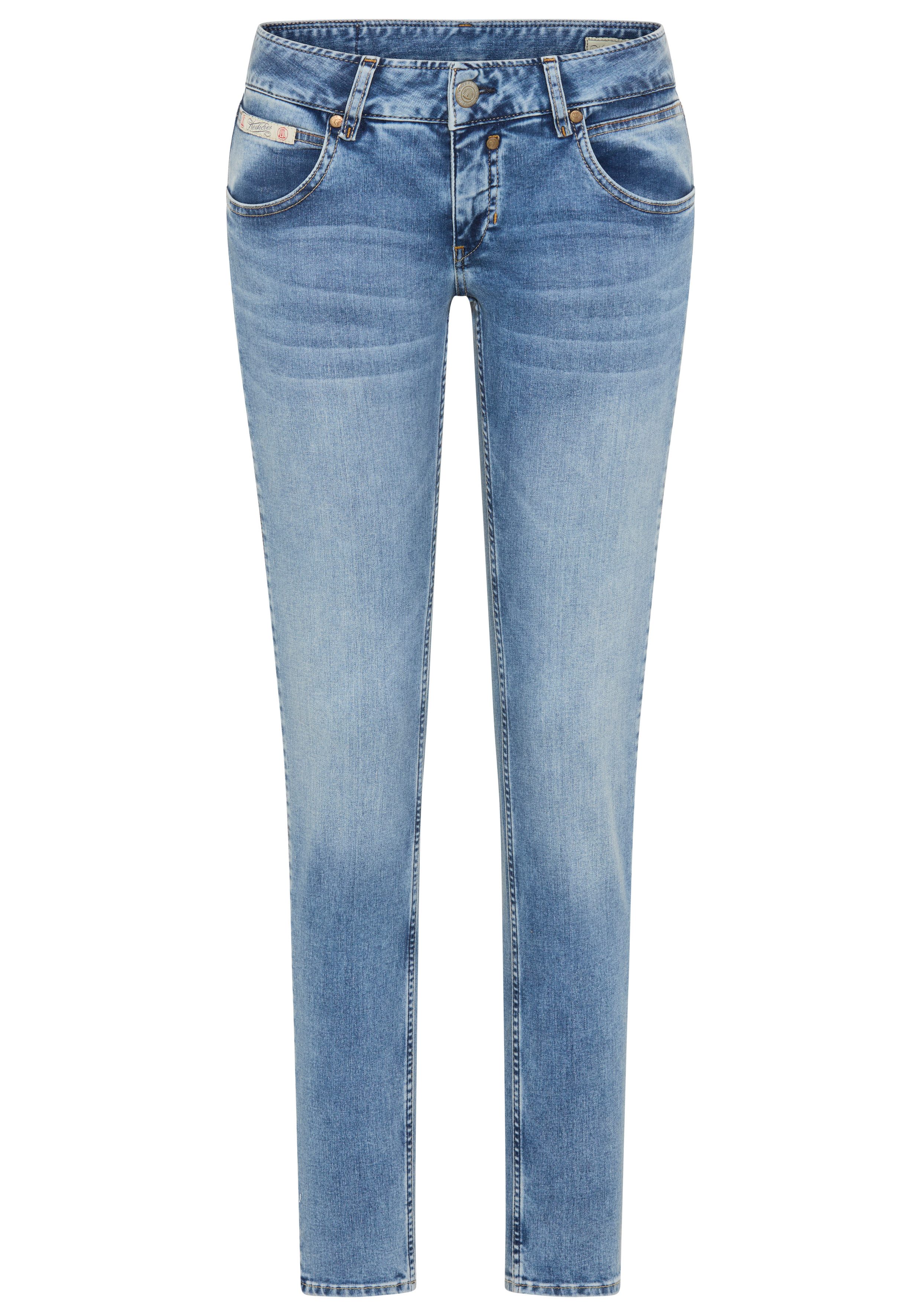 Herrlicher Slim-fit-Jeans Touch Slim Denim mit besonderer Nahtführung