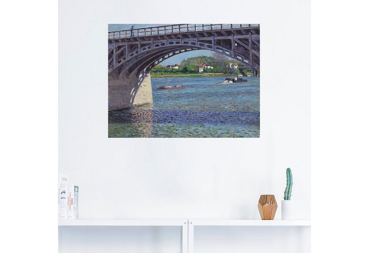 Artland Wandbild »Die Brücke bei Argenteuil. Um 1883«, Brücken (1 Stück), in vielen Größen & Produktarten -Leinwandbild, Poster, Wandaufkleber / Wandtattoo auch für Badezimmer geeignet-kaufen