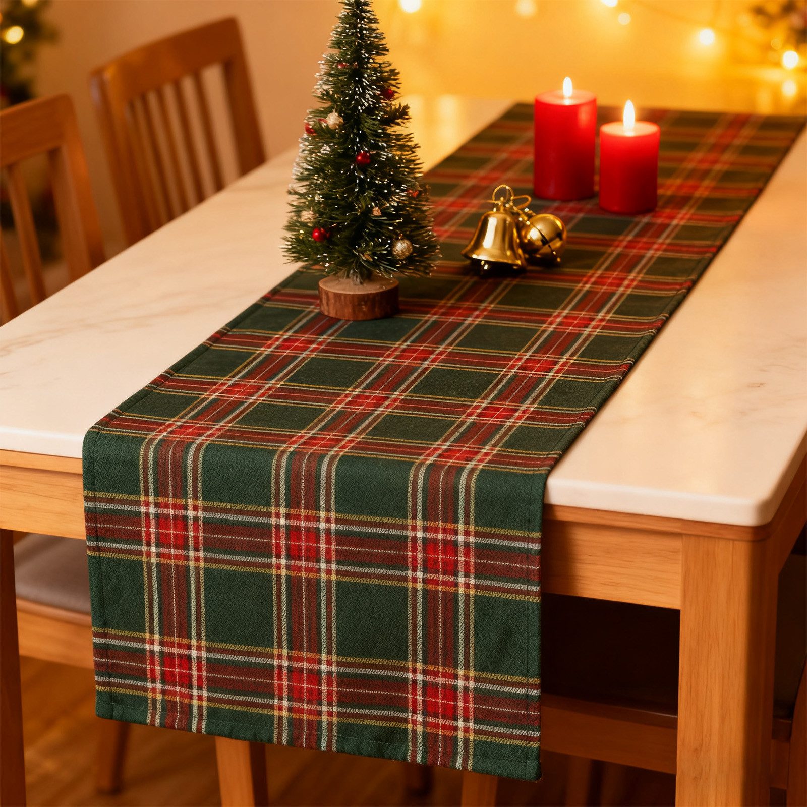 REDOM Tischläufer Tischdecke Weihnachtstischläufer Tischwäsche Weihnacht De günstig online kaufen