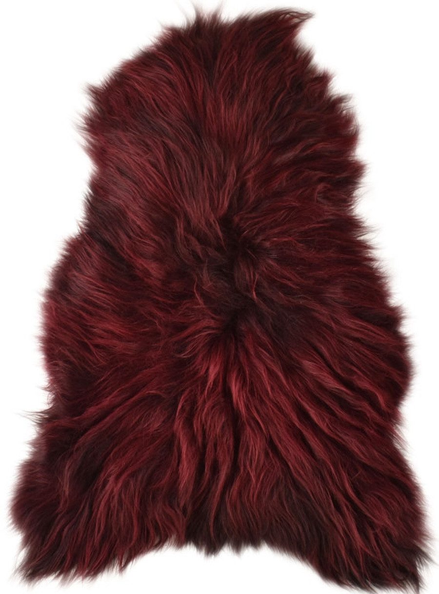 KUHFELL online & NOMAD Fellteppich echtes Island Lammfell langwollig 90-100 günstig online kaufen