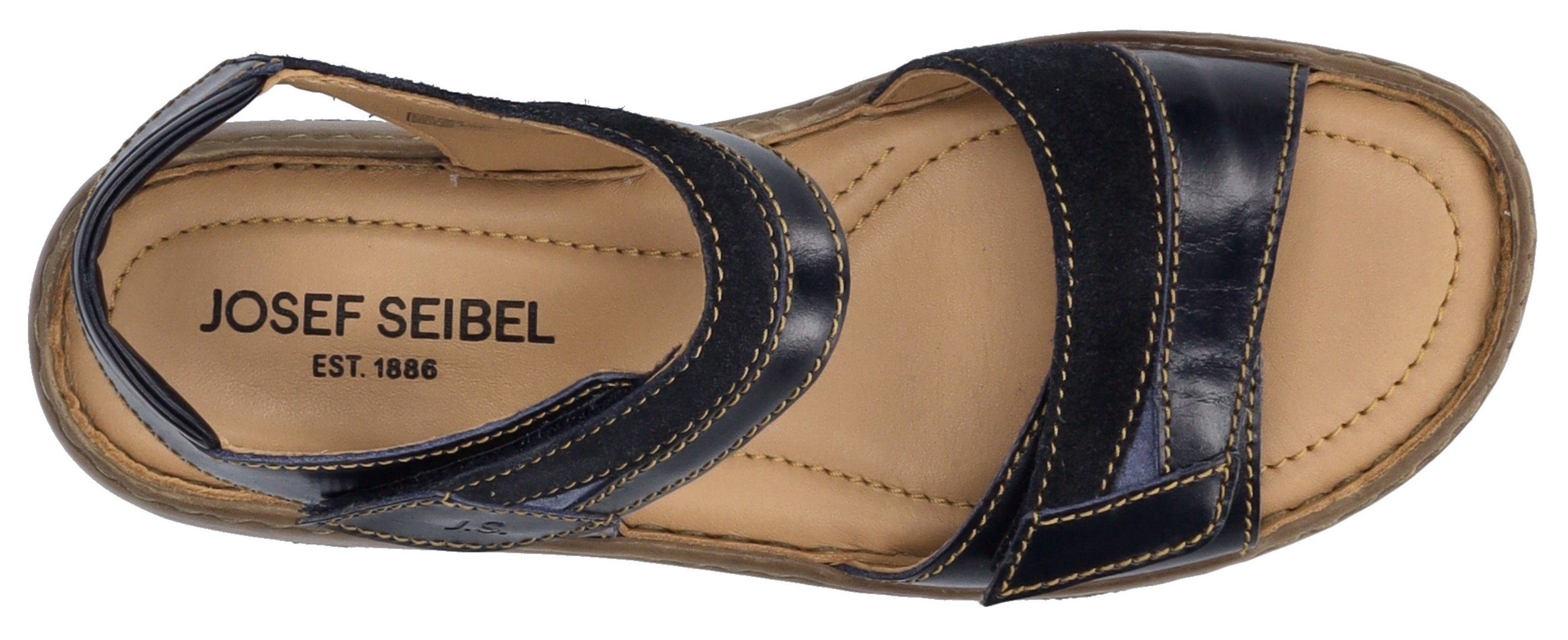 Klettverschluss Debra 19 Seibel praktischem Sandale mit jeansblau Josef