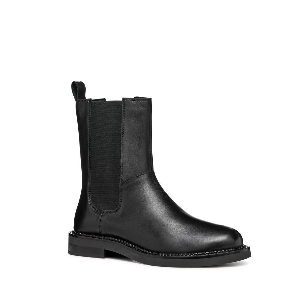 Geox Geox - D SERILDA C - VIT.LISCIO - Schwarz Stiefel günstig online kaufen