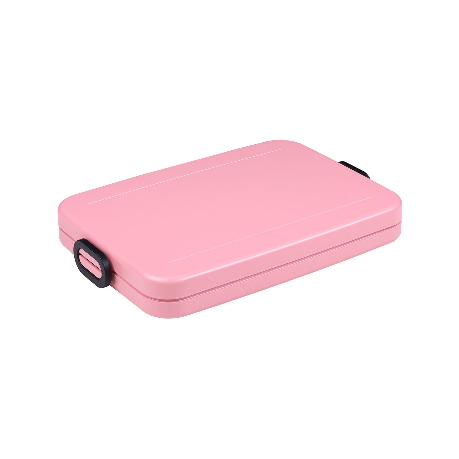 Spülmaschinengeeignet Lunchbox Lunchbox Acrylnitril-Butadien-Styrol Pink Flat a Break Nordic Mepal Take 800 (ABS), (1-tlg), ml,