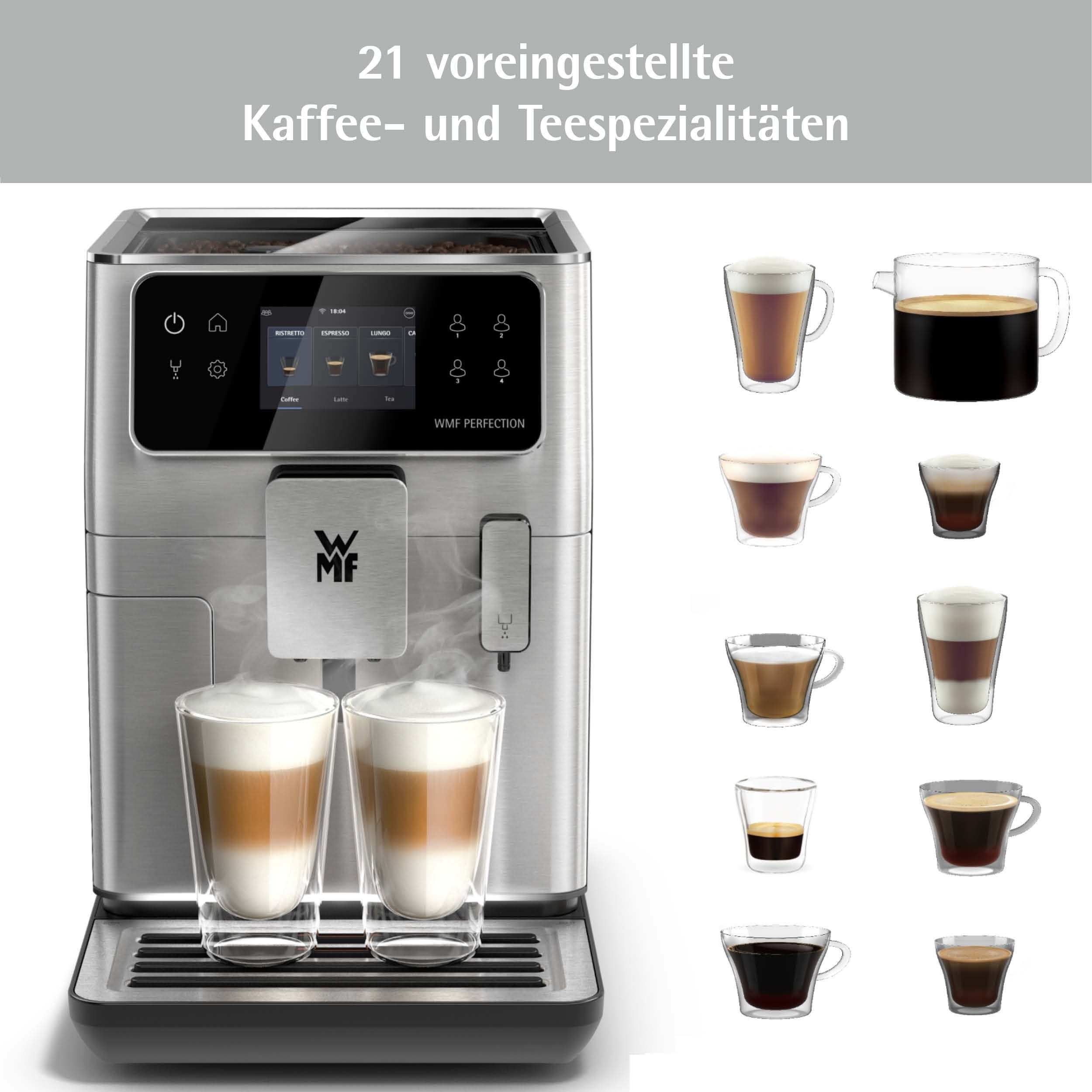 WMF Kaffeevollautomat, intuitive Bedienung