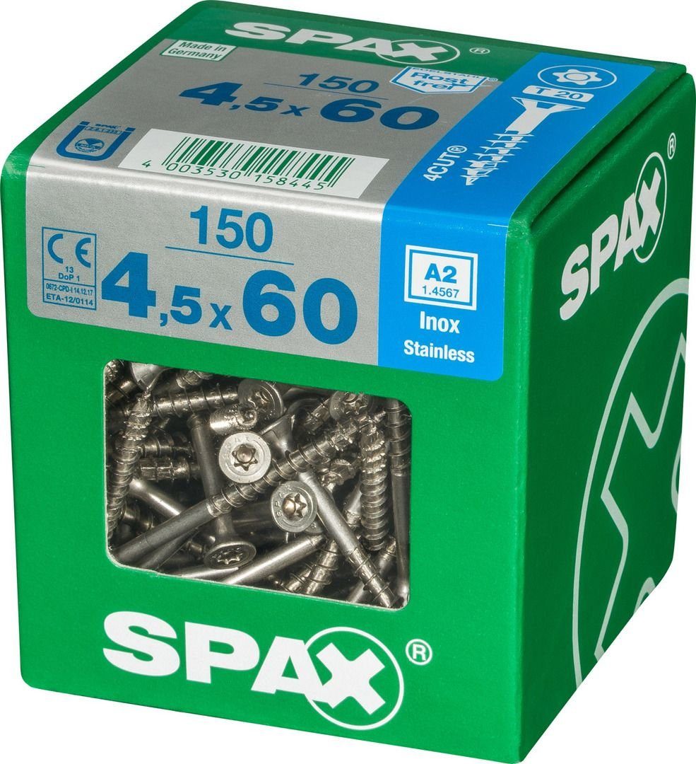 SPAX Holzbauschraube Spax Universalschrauben 4.5 x 60 mm TX 20 - 150