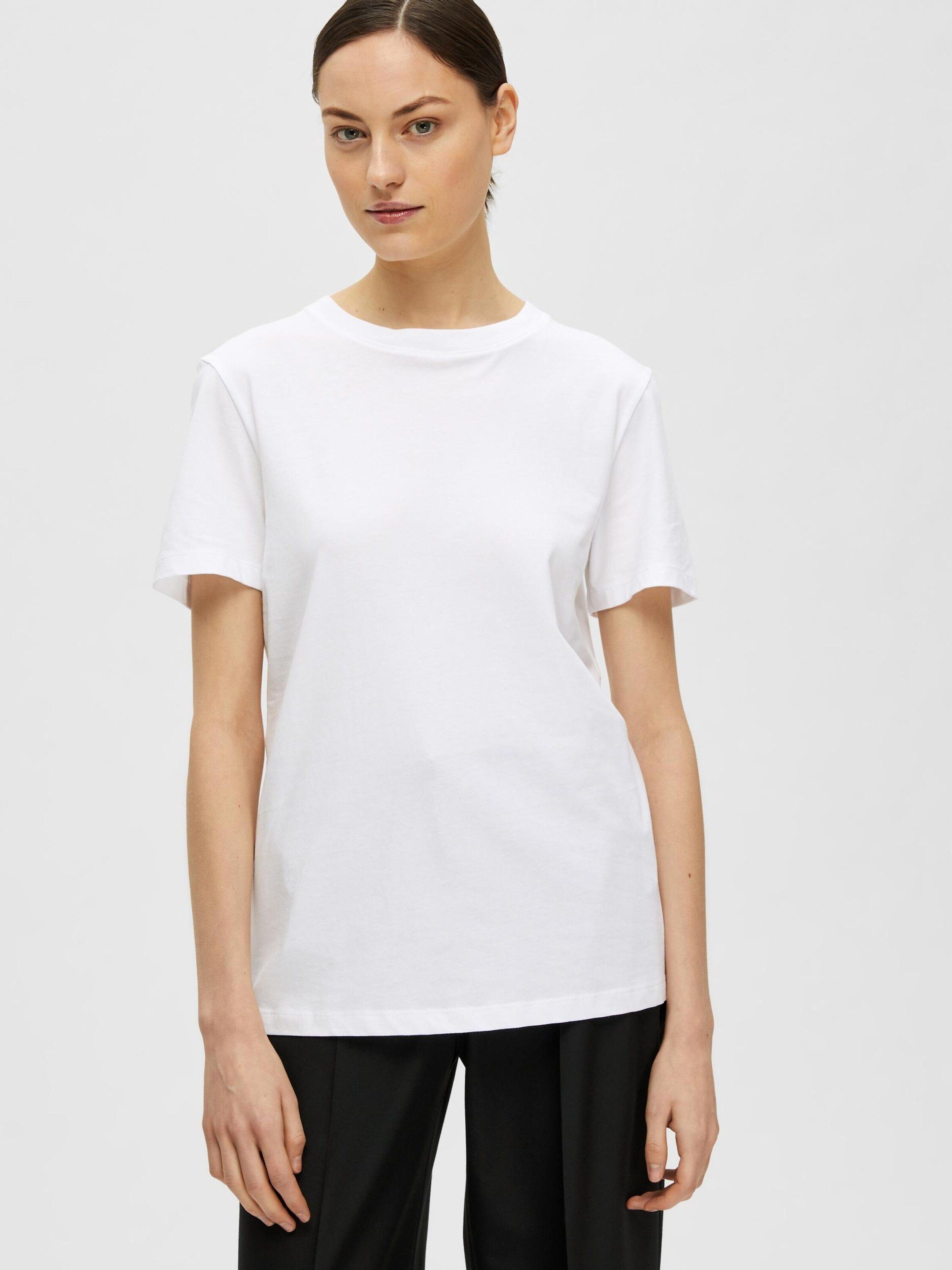 Selected Langarmshirt ESSENTIAL (1-tlg) Plain/ohne Details
