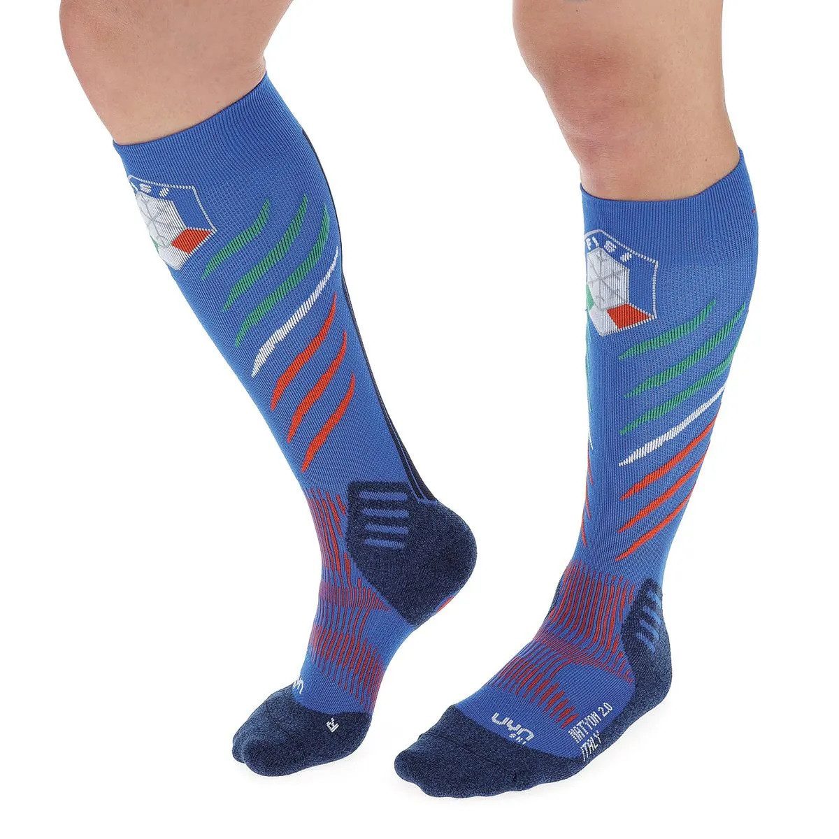 UYN Skisocken Natyon 2.0 Italien (Italy) blau Herren -1 Paar