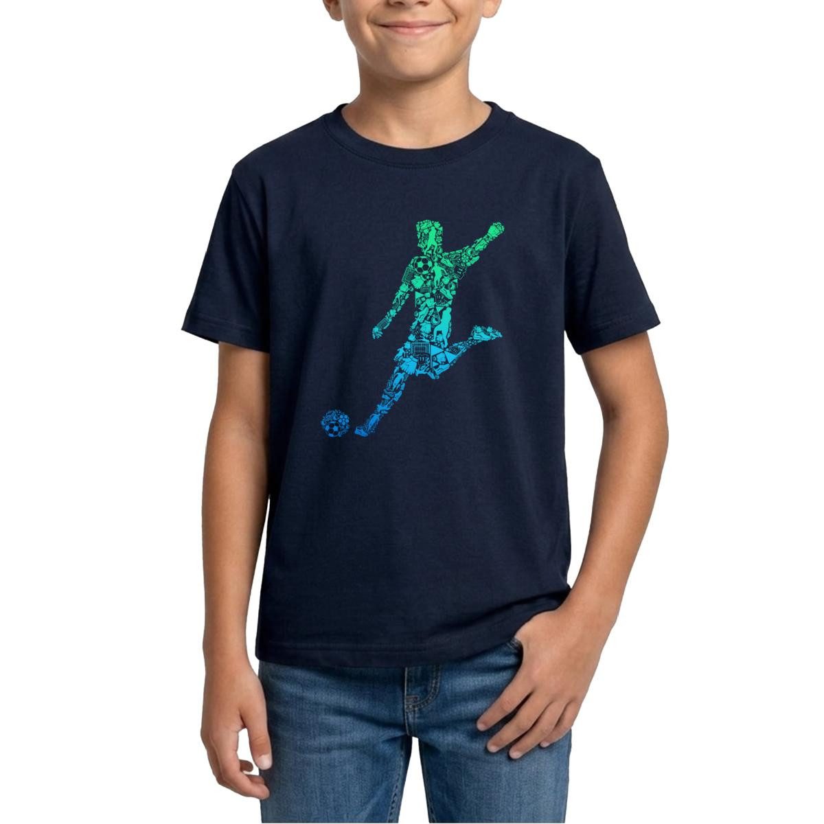 T-Shirt Fußball Geschenk Fussballspieler Geschenkidee Teenager T-Shirt