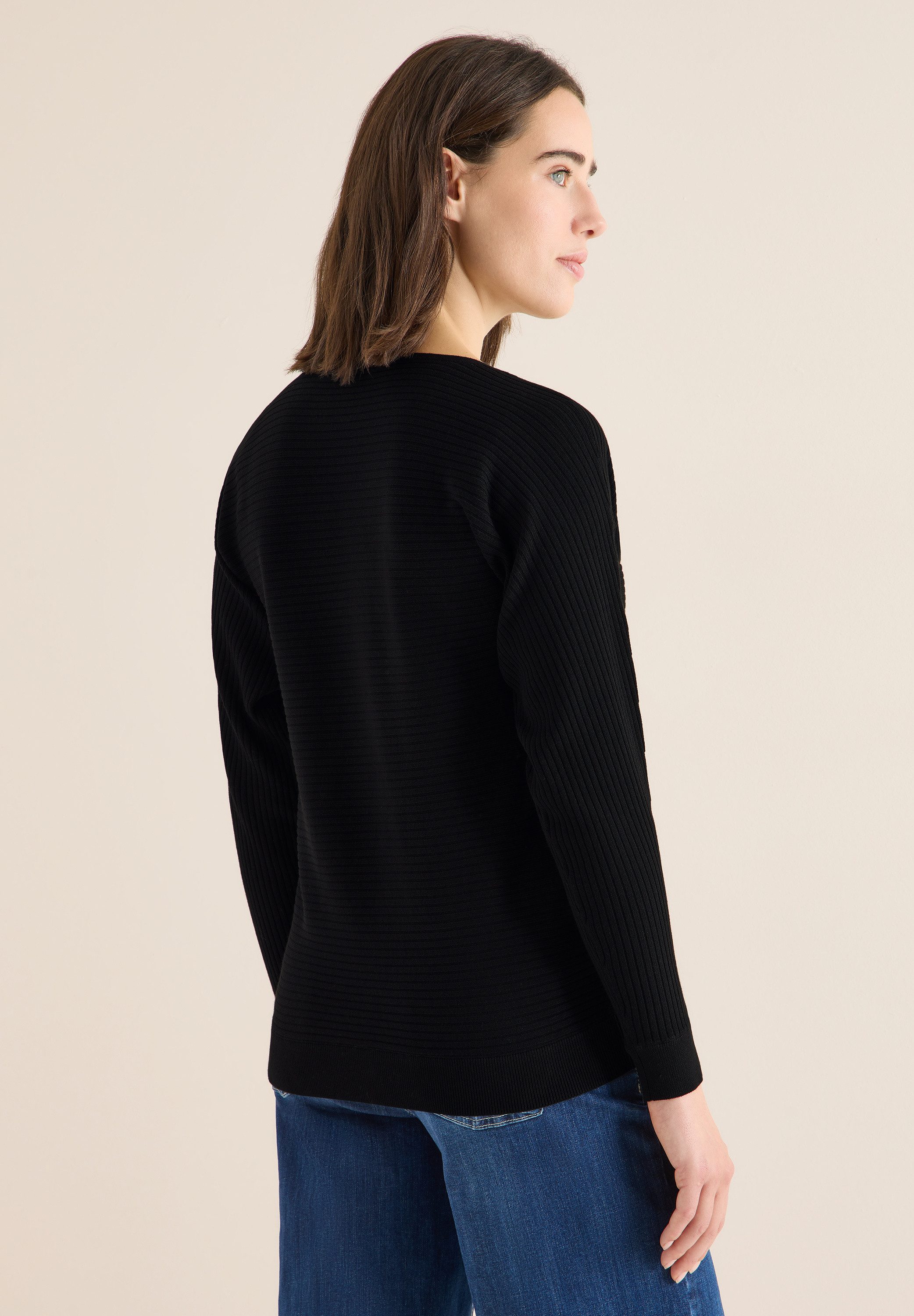 CECIL Strickpullover mit U-Boot-Ausschnitt